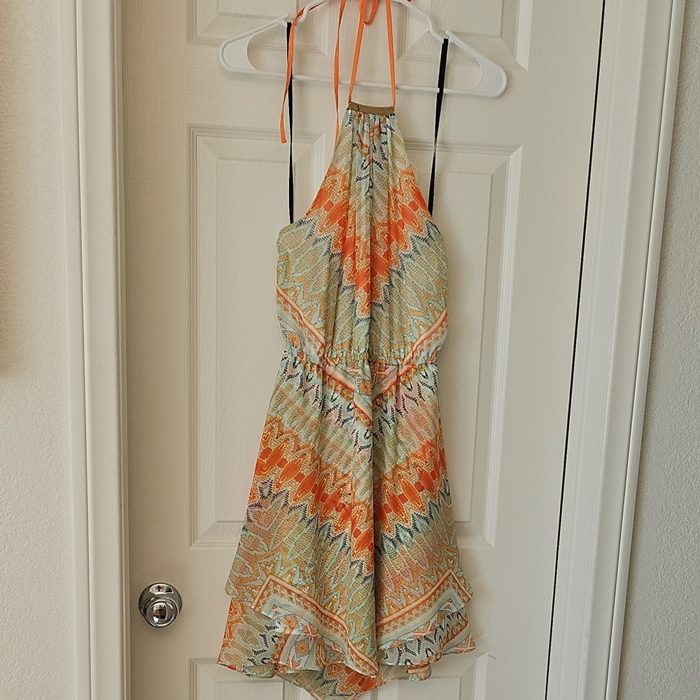 Bebe Multicolor Patterned Dress